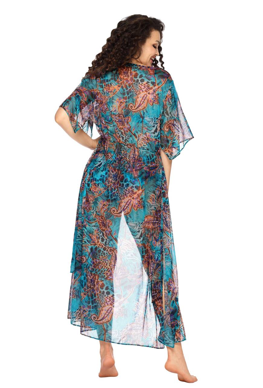 Pareo 008 Long Turquoise