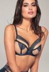 Biustonosz NOVIKA miękkie miseczki - LOUNA N° 03 SOFT MARINE