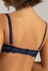 Biustonosz AVA granatowy, unoszący biust - AV 2137 Push Up Navy Blue