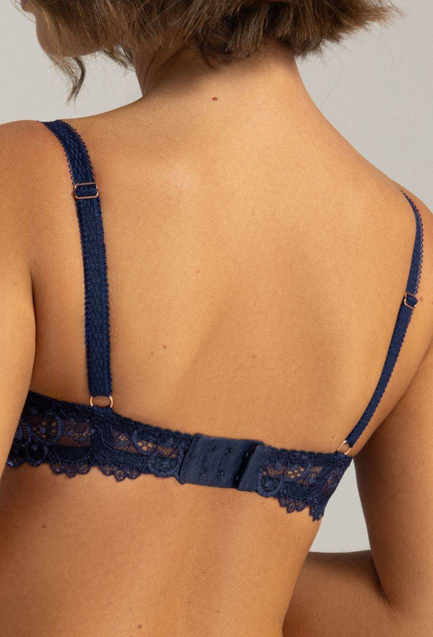 Biustonosz AVA granatowy, unoszący biust - AV 2137 Push Up Navy Blue