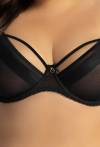 Biustonosz AVA, miękki, czarny – AAV 1824/4 Soft Black