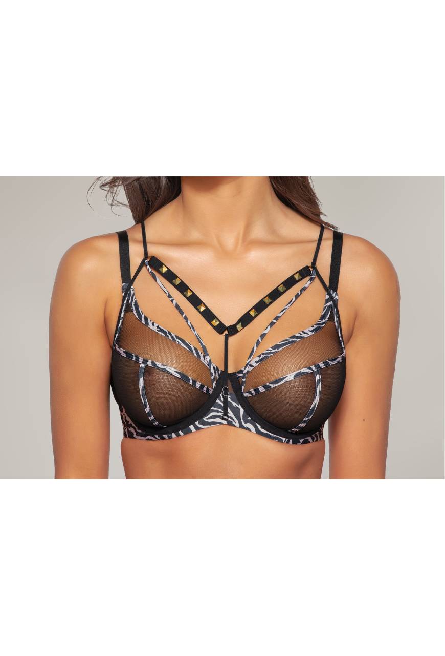 Biustonosz NOVIKA miękki czarny - MENESS N° 03 SOFT BLACK