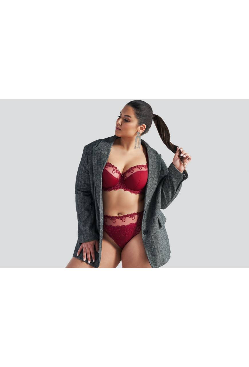 AV 1030 Semi Soft Bra Ruby