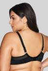 Biustonosz AVA czarny, miękkie miseczki - AV 2072 SOFT BLACK