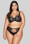 Biustonosz AVA czarny, miękkie miseczki - AV 2072 SOFT BLACK
