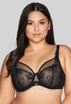 Biustonosz AVA czarny, miękkie miseczki - AV 2072 SOFT BLACK