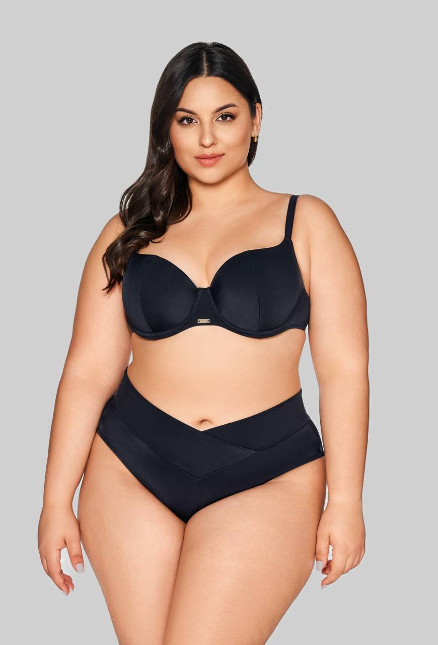 Biustonosz kąpielowy SK 313 Black Half Cup - wygoda i komfort