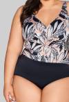 SKJ 61 Latte one-piece swimsuit