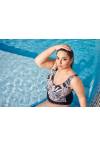 SKJ 61 Latte one-piece swimsuit