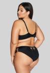 Biustonosz AVA czarny, haft, transparentny tiul – AV 2117 Soft Black