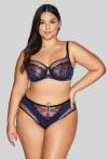 Biustonosz AVA granatowy, miękkie miseczki – AV 2120 Soft Navy Blue