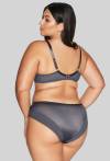 Figi AVA szare, haftowany tiul – AV 2123 Gray