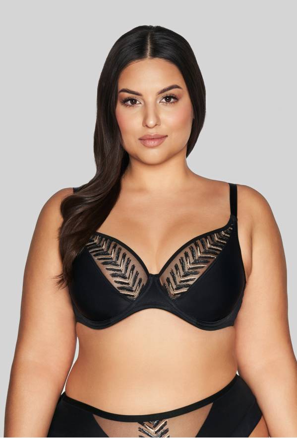 Biustonosz AVA czarny, miękka braletka – AV 2118 Soft Bralette Black