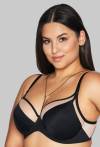Biustonosz braletka AVA czarny, miękki -  AV 2136 Soft Black