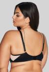 Biustonosz braletka AVA czarny, miękki -  AV 2136 Soft Black