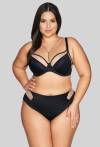Biustonosz braletka AVA czarny, miękki -  AV 2136 Soft Black