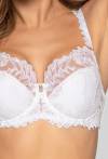 Sophie N° 02 semi soft bra, white