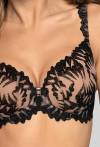 Sophie N° 01 push-up bra, noir