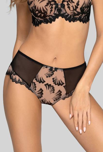 Czarne figi NOVIKA – SOPHIE N BRIEFS NOIR