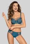 Demi N° 02 semi soft bra, blue topaz