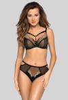 Figi czarne z wcięciami – STARLING N BRIEFS BLACK