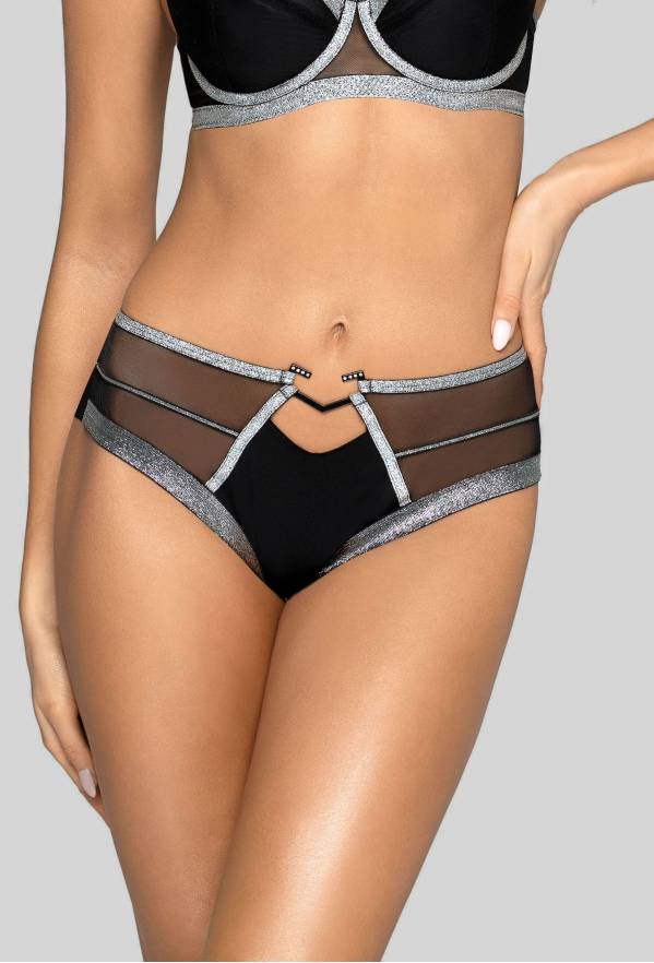 Halley N Brazilian panty, black