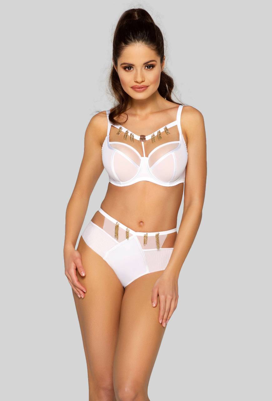 Pure Poison N° 02 semi soft bra, white