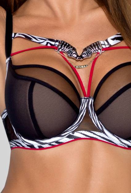 Giselle N° 02 semi soft bra, black