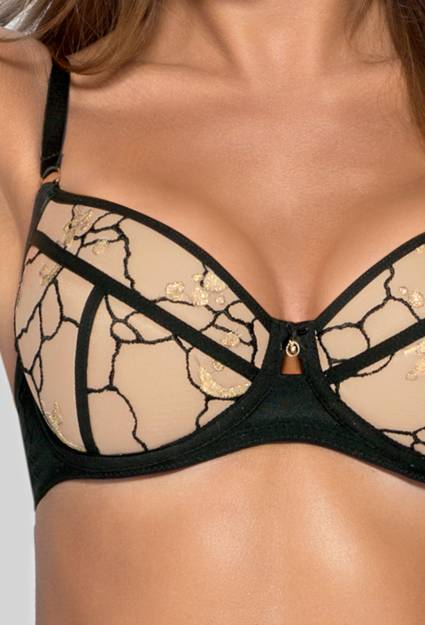 Marbre N° 01 push-up bra, black