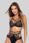 Pure Poison N° 01 push-up bra, black