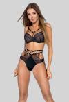 Pure Poison N° 01 push-up bra, black