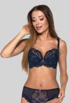 Sophie N° 02 semi soft bra, marine