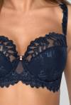 Sophie N° 02 semi soft bra, marine