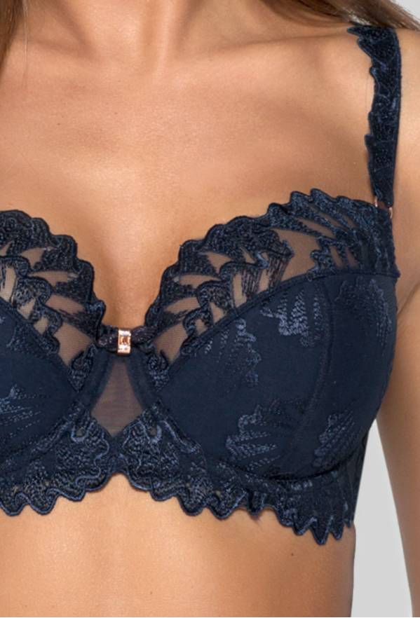 Sophie N° 02 semi soft bra, marine