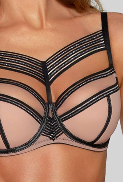 Lou Lou N° 02 semi soft bra, beige
