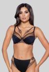 Biustonosz NOVIKA czarny, miękki – ZOELLE N° 03 SOFT BLACK