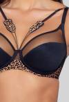 Biustonosz NOVIKA czarny, miękki – ZOELLE N° 03 SOFT BLACK