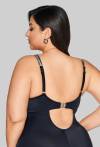 SKJ 63 Black One-Piece Swimsuit