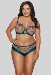 Figi AVA szmaragdowe, komfortowe - AV 2088 Emerald
