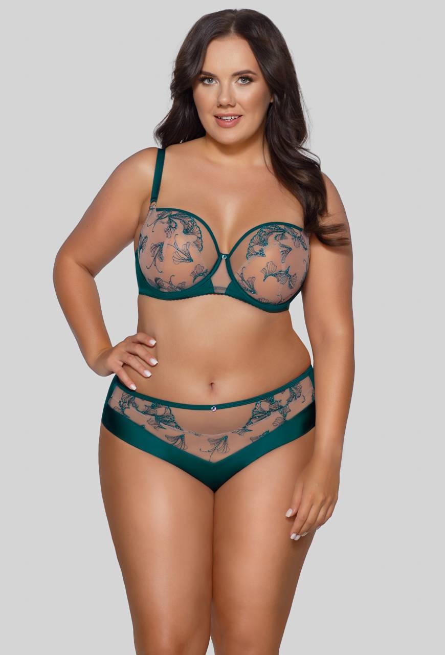 Figi AVA szmaragdowe, komfortowe - AV 2088 Emerald