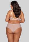 Biustonosz AVA pudrowy, złoty haft – AV 2082 Soft Blush