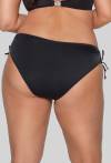 Figi kąpielowe czarne – regulowane troczki SF 13/2 Black
