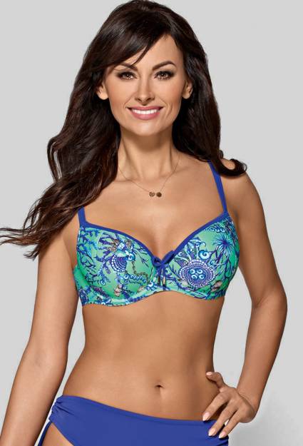 Biustonosz plażowy Push Up – wyjmowane poduszki SK 111
