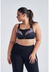 Biustonosz AVA czarny sportowy CARRI Soft Black