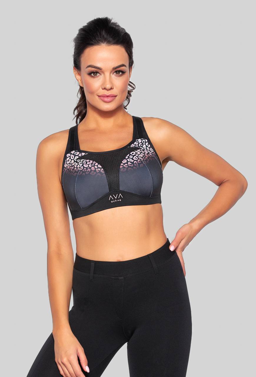 Carri soft sports bra, black