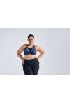 Dina full cup sports bra, navy blue