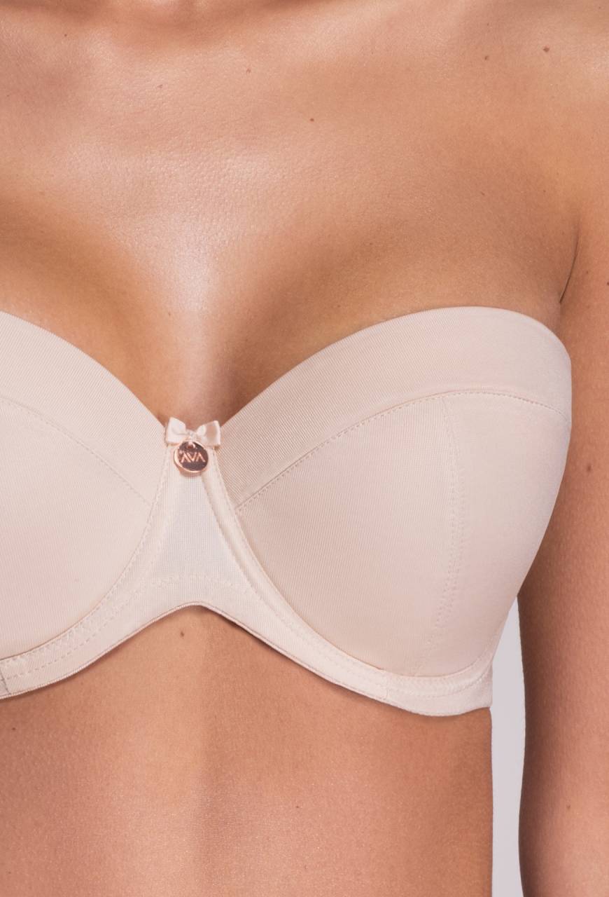 AV 1787 Beige Strapless Bra