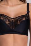 AV 1691/1 soft bra without underwire, black