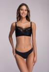 AV 1691/1 soft bra without underwire, black