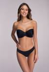 Biustonosz AVA bardotka czarna - AV 1787 STRAPLESS BLACK